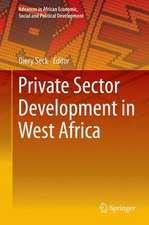 Private Sector Development in West Africa