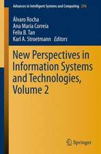 New Perspectives in Information Systems and Technologies, Volume 2