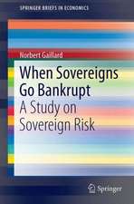 When Sovereigns Go Bankrupt