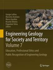 Engineering Geology for Society and Territory - Volume 7: Education, Professional Ethics and Public Recognition of Engineering Geology