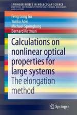 Calculations on nonlinear optical properties for large systems: The elongation method