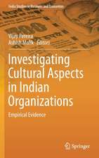 Investigating Cultural Aspects in Indian Organizations