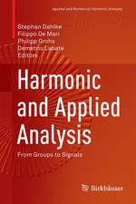 Harmonic and Applied Analysis