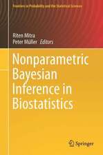 Nonparametric Bayesian Inference in Biostatistics