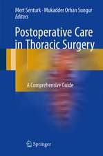 Postoperative Care in Thoracic Surgery