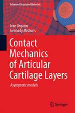 Contact Mechanics of Articular Cartilage Layers