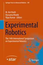 Experimental Robotics: The 14th International Symposium on Experimental Robotics