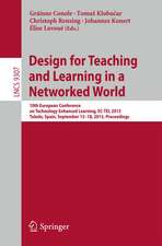 Design for Teaching and Learning in a Networked World: 10th European Conference on Technology Enhanced Learning, EC-TEL 2015, Toledo, Spain, September 15-18, 2015, Proceedings