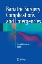 Bariatric Surgery Complications and Emergencies