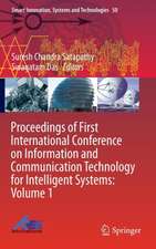 Proceedings of First International Conference on Information and Communication Technology for Intelligent Systems: Volume 1