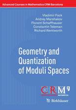 Geometry and Quantization of Moduli Spaces