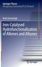 Iron-Catalysed Hydrofunctionalisation of Alkenes and Alkynes