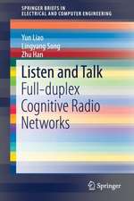 Listen and Talk: Full-duplex Cognitive Radio Networks