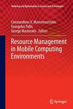 Resource Management in Mobile Computing Environments