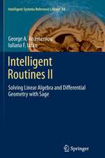 Intelligent Routines II: Solving Linear Algebra and Differential Geometry with Sage