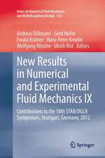 New Results in Numerical and Experimental Fluid Mechanics IX: Contributions to the 18th STAB/DGLR Symposium, Stuttgart, Germany, 2012