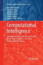 Computational Intelligence: International Joint Conference, IJCCI 2014 Rome, Italy, October 22-24, 2014 Revised Selected Papers