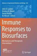 Immune Responses to Biosurfaces: Mechanisms and Therapeutic Interventions