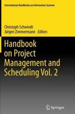 Handbook on Project Management and Scheduling Vol. 2