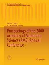 Proceedings of the 2000 Academy of Marketing Science (AMS) Annual Conference