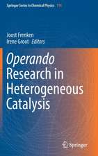 Operando Research in Heterogeneous Catalysis