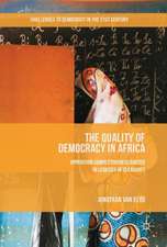 The Quality of Democracy in Africa: Opposition Competitiveness Rooted in Legacies of Cleavages