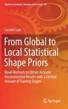 From Global to Local Statistical Shape Priors: Novel Methods to Obtain Accurate Reconstruction Results with a Limited Amount of Training Shapes