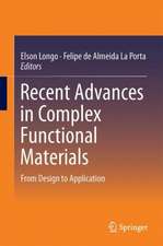 Recent Advances in Complex Functional Materials: From Design to Application