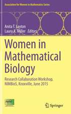 Women in Mathematical Biology: Research Collaboration Workshop, NIMBioS, Knoxville, June 2015