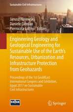 Engineering Geology and Geological Engineering for Sustainable Use of the Earth’s Resources, Urbanization and Infrastructure Protection from Geohazards: Proceedings of the 1st GeoMEast International Congress and Exhibition, Egypt 2017 on Sustainable Civil Infrastructures