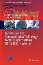 Information and Communication Technology for Intelligent Systems (ICTIS 2017) - Volume 1