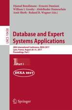 Database and Expert Systems Applications: 28th International Conference, DEXA 2017, Lyon, France, August 28-31, 2017, Proceedings, Part I