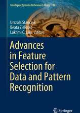 Advances in Feature Selection for Data and Pattern Recognition