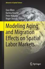 Modelling Aging and Migration Effects on Spatial Labor Markets