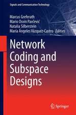 Network Coding and Subspace Designs