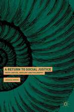 A Return to Social Justice