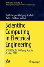 Scientific Computing in Electrical Engineering: SCEE 2016, St. Wolfgang, Austria, October 2016