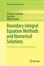 Boundary Integral Equation Methods and Numerical Solutions: Thin Plates on an Elastic Foundation