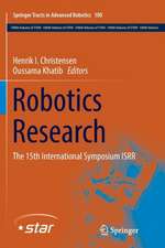 Robotics Research: The 15th International Symposium ISRR