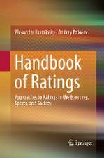 Handbook of Ratings: Approaches to Ratings in the Economy, Sports, and Society