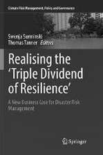 Realising the 'Triple Dividend of Resilience': A New Business Case for Disaster Risk Management