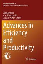 Advances in Efficiency and Productivity