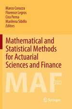 Mathematical and Statistical Methods for Actuarial Sciences and Finance: MAF 2016