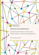 Network Embeddedness: Examining the Effect on Business Performance and Internationalization