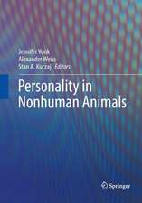 Personality in Nonhuman Animals