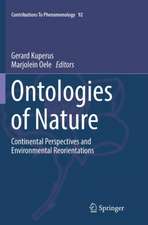 Ontologies of Nature: Continental Perspectives and Environmental Reorientations