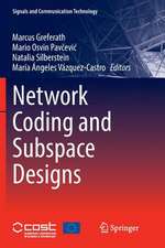 Network Coding and Subspace Designs