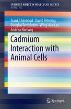 Cadmium Interaction with Animal Cells