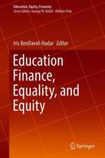 Education Finance, Equality, and Equity