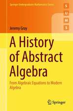 A History of Abstract Algebra: From Algebraic Equations to Modern Algebra